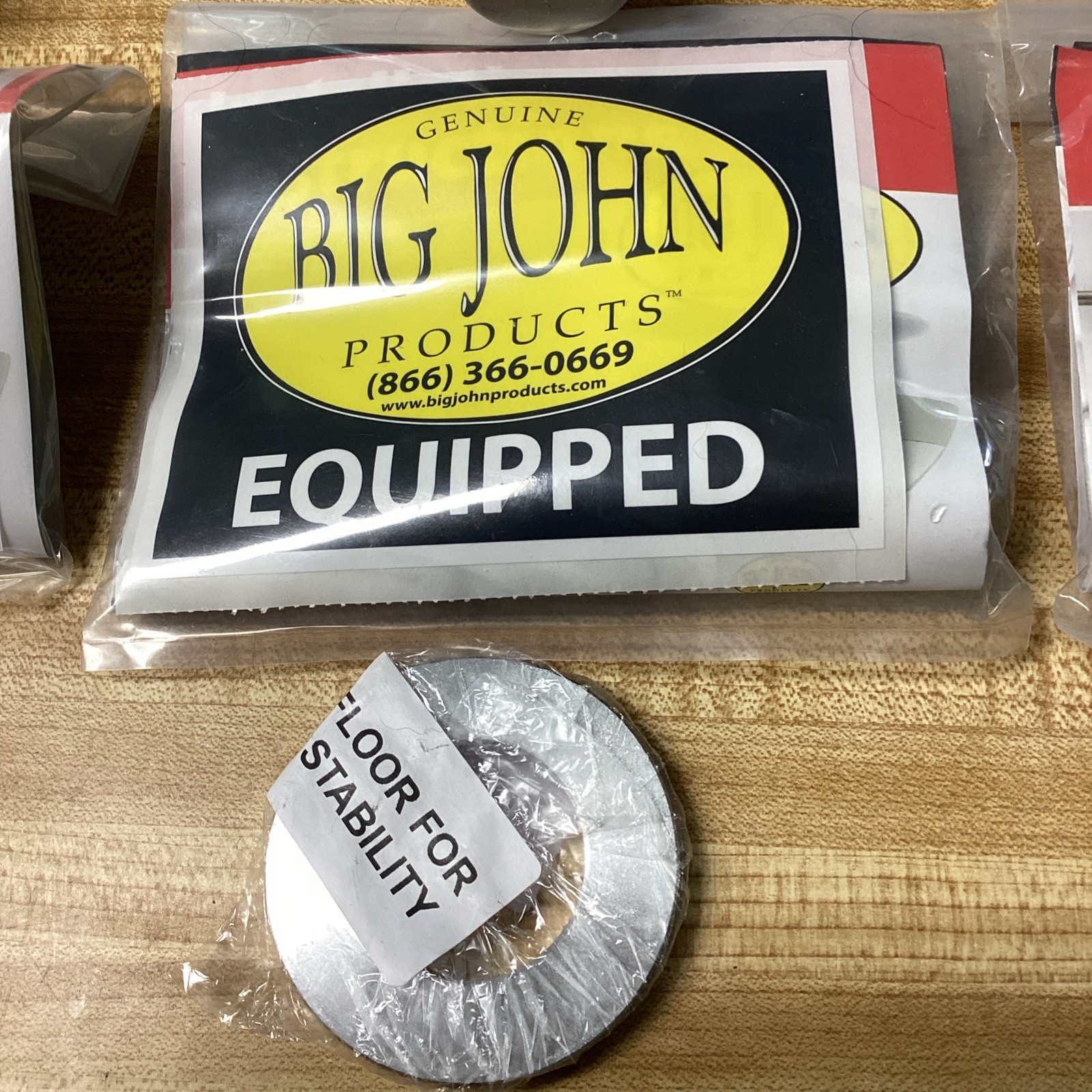 Lot of 3 Big John 612011919-S Short Toilet Support Stabilizer Adj. 5" to 7-1/2"