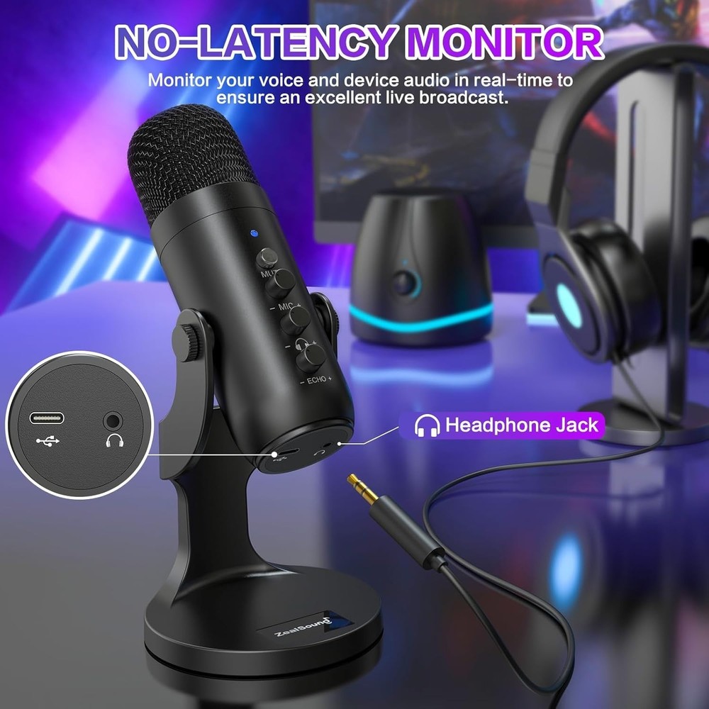 K66 Podcast Microphone: Studio-Quality Audio & Versatile Compatibility