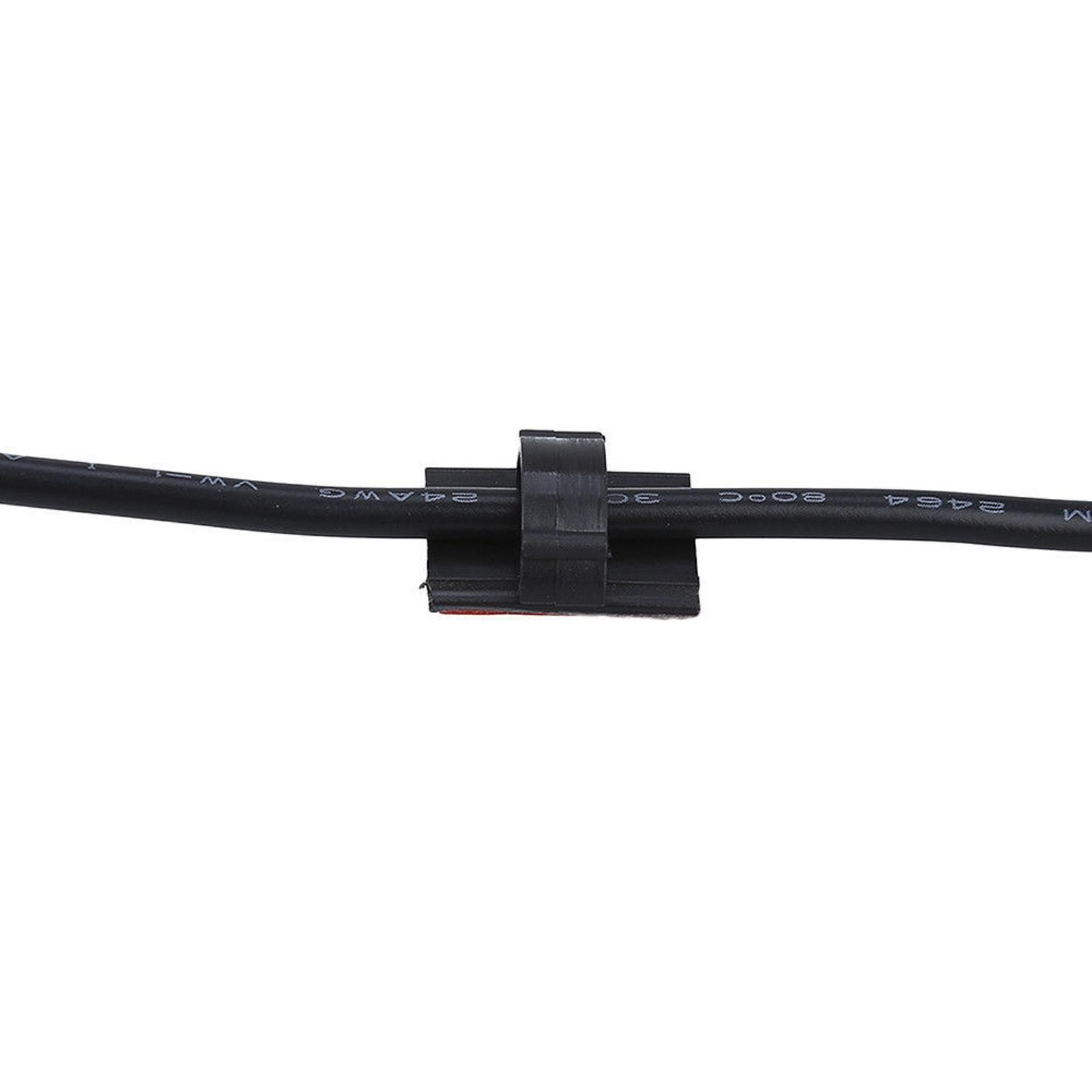 20Pcs Self-Adhesive Wire Tie Cable Clamp Clip Holder For Car Dash Camera Home