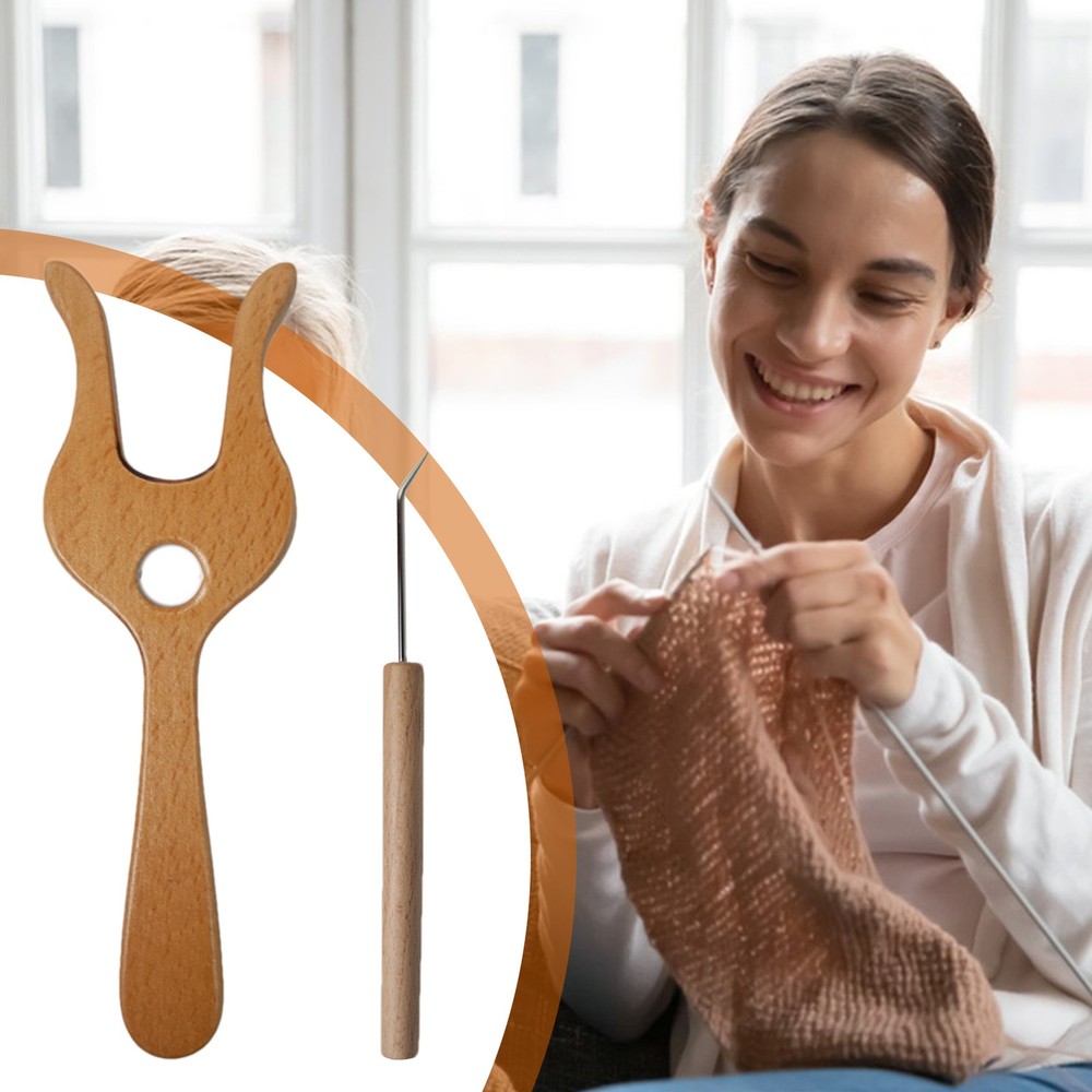 Knitting Fork Loom Hook Bone Lucet Knitting Fork Braiding Tool Making Weaving