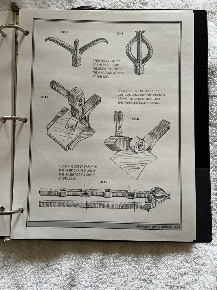 Blacksmith's Journal 1997 Complete Year Illustrated Techniques Set