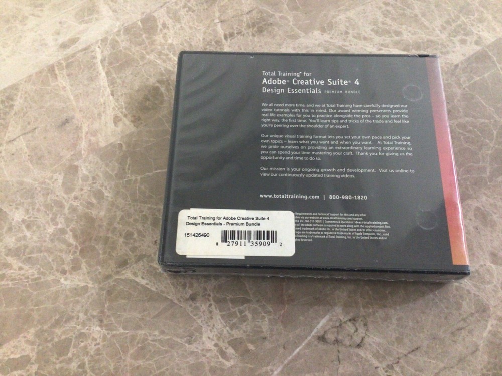 Total Training For Adobe Creative Suite 4 Production Premium DVD Bundle SEALED