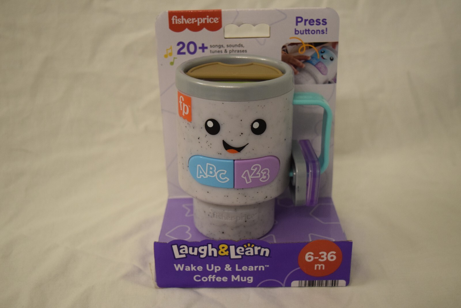 Fisher-Price Laugh & Learn Wake  Coffee Mug  Interactive Sounds 🔥  New !