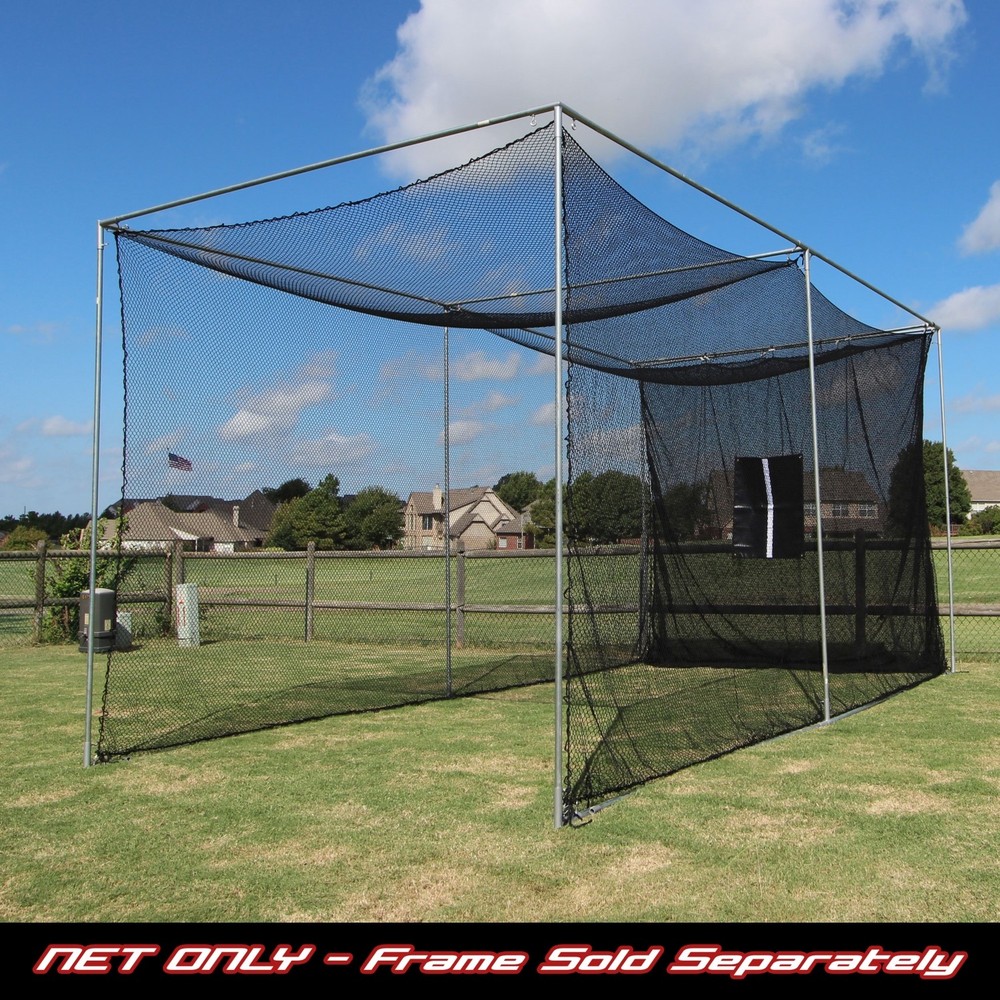 Golf Cage Practice Net 20' x 10' x 10' (#252 Poly) Net & Baffle (NO FRAME KIT)