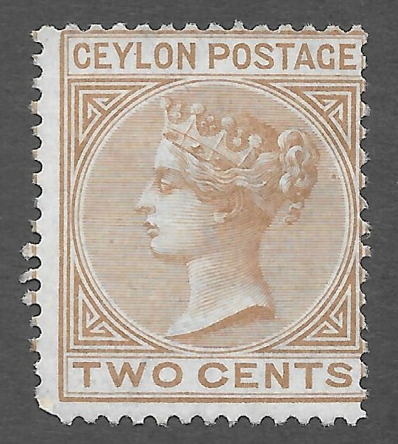 Ceylon (1872) - Scott # 63,   MNG