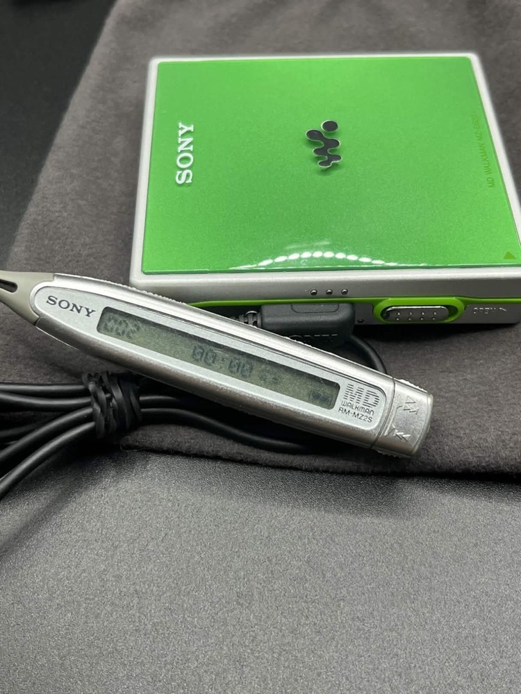 SONY MZ-E620 Green MiniDisc MD walkman player - Working