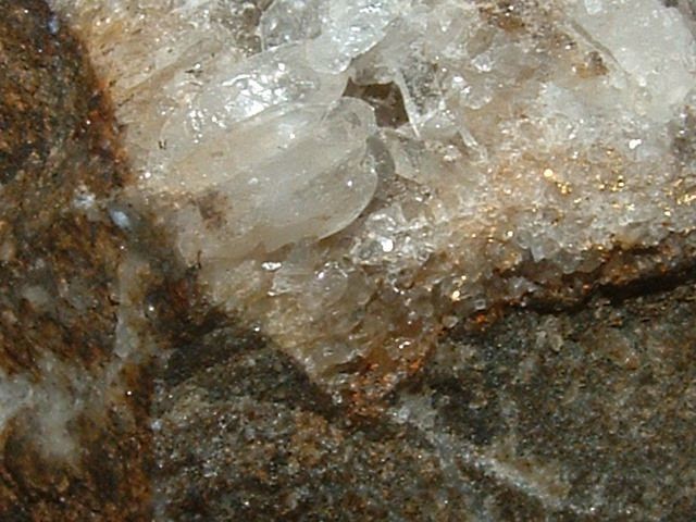 NATURAL GOLD QUARTZ SPECIMEN 99.8 GRAMS RANDSBURG CALIFORNIA