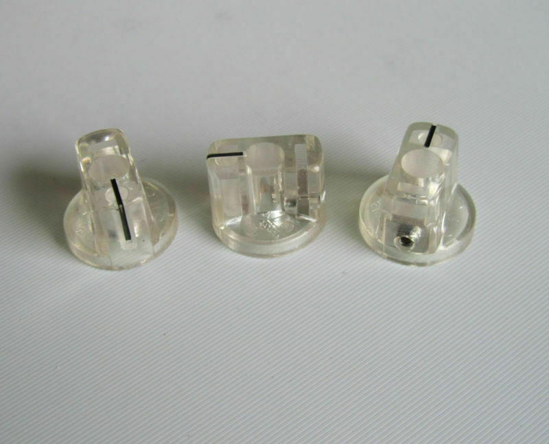 KAISH 10x Guitar AMP Effect Pedal Davies 1510 Style Pointer Knobs Set Clear