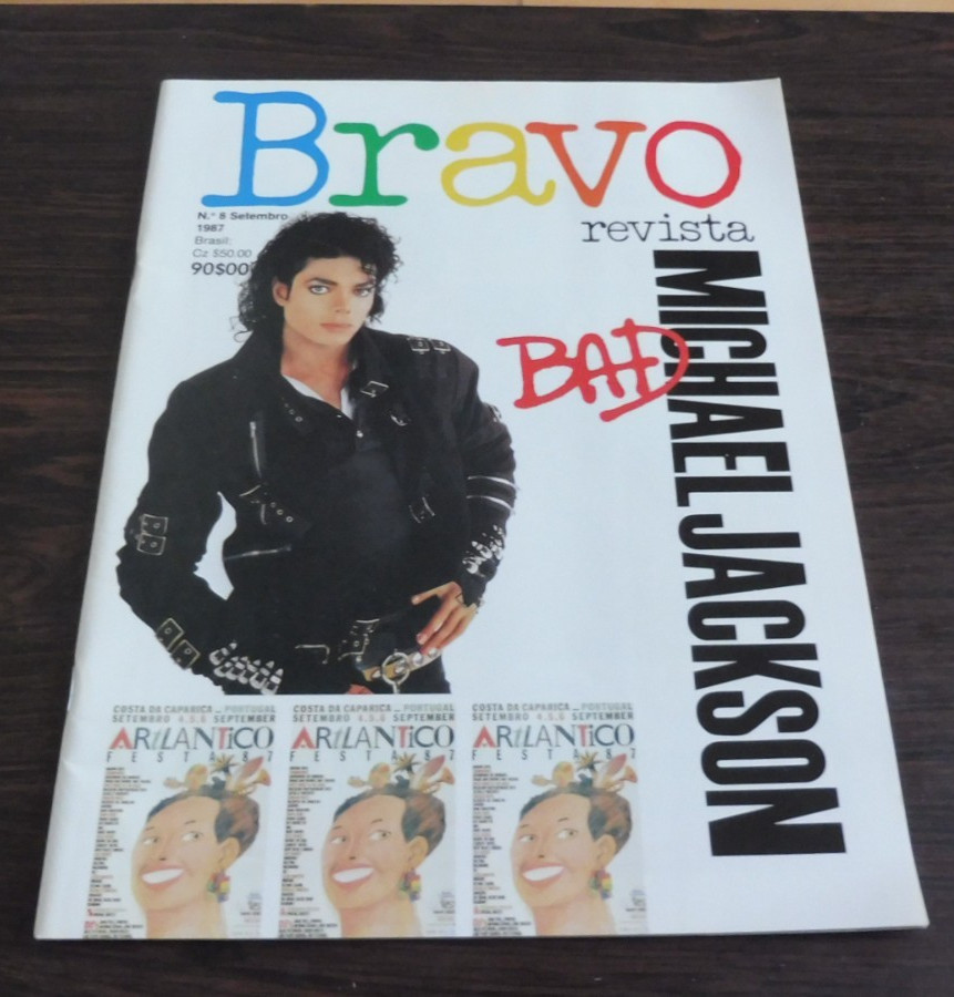NEW 1987 BRAVO MAGAZINE MICHAEL JACKSON BOWIE TINA TURNER PORTUGAL BRAZIL 80s