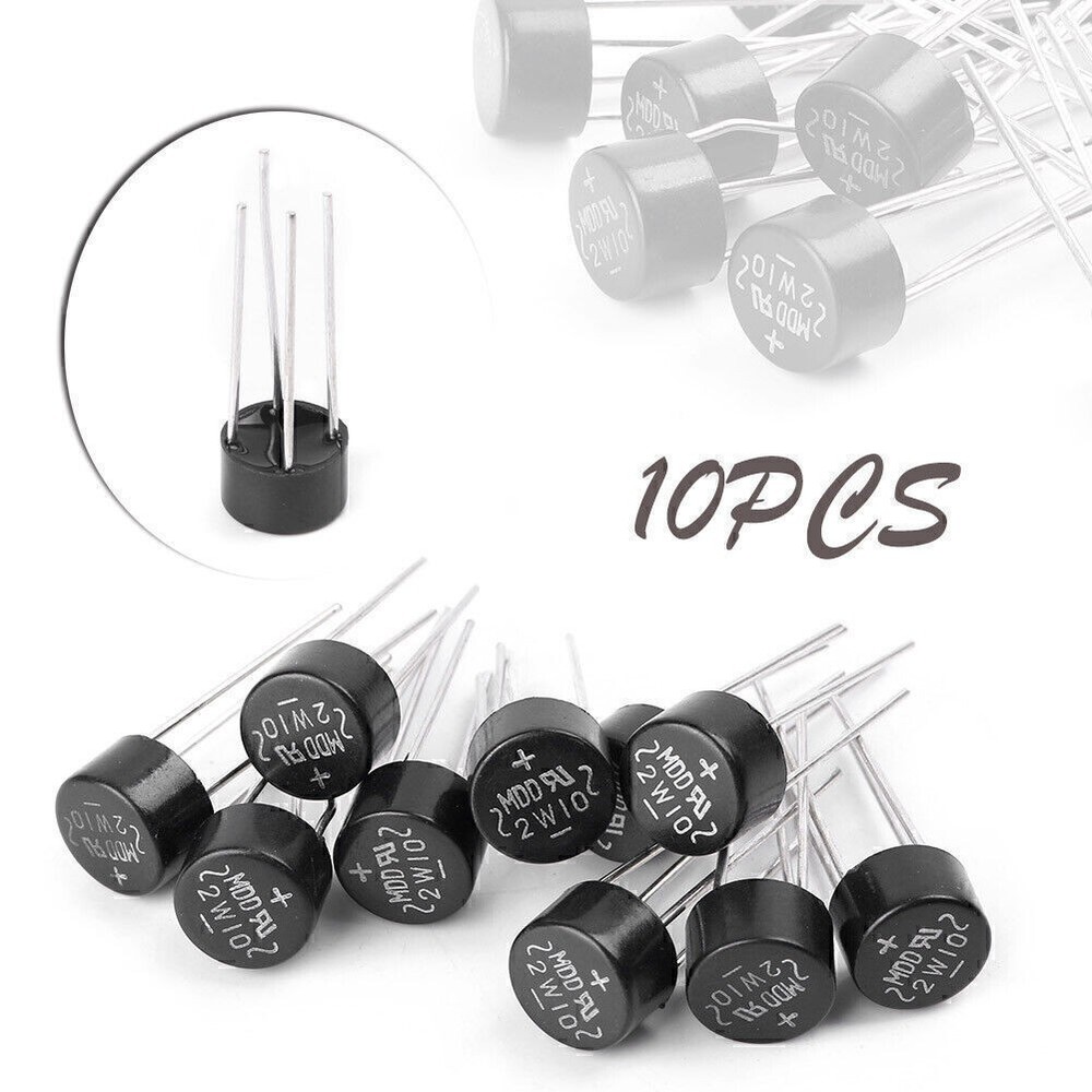 2W10 2A Bridge Diode Rectifier Electronic Components DIY Kit 10pcs UK