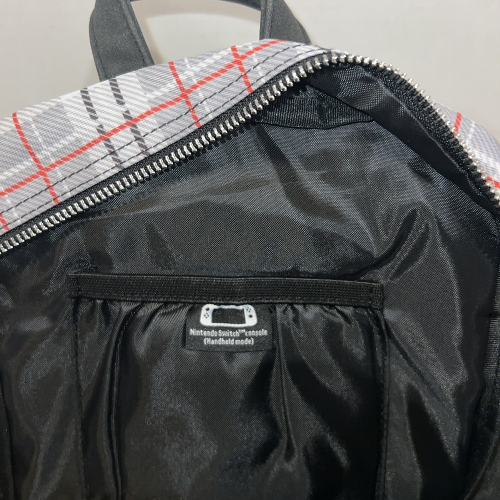 Mario Bros Controller Gear Super Plaid Mini Backpack Nintendo Switch Compatible