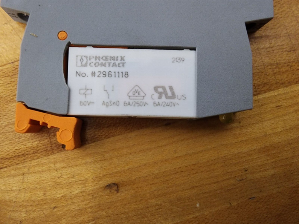 Phoenix Contact Relay Socket, 2966032 with Relay, 2961118