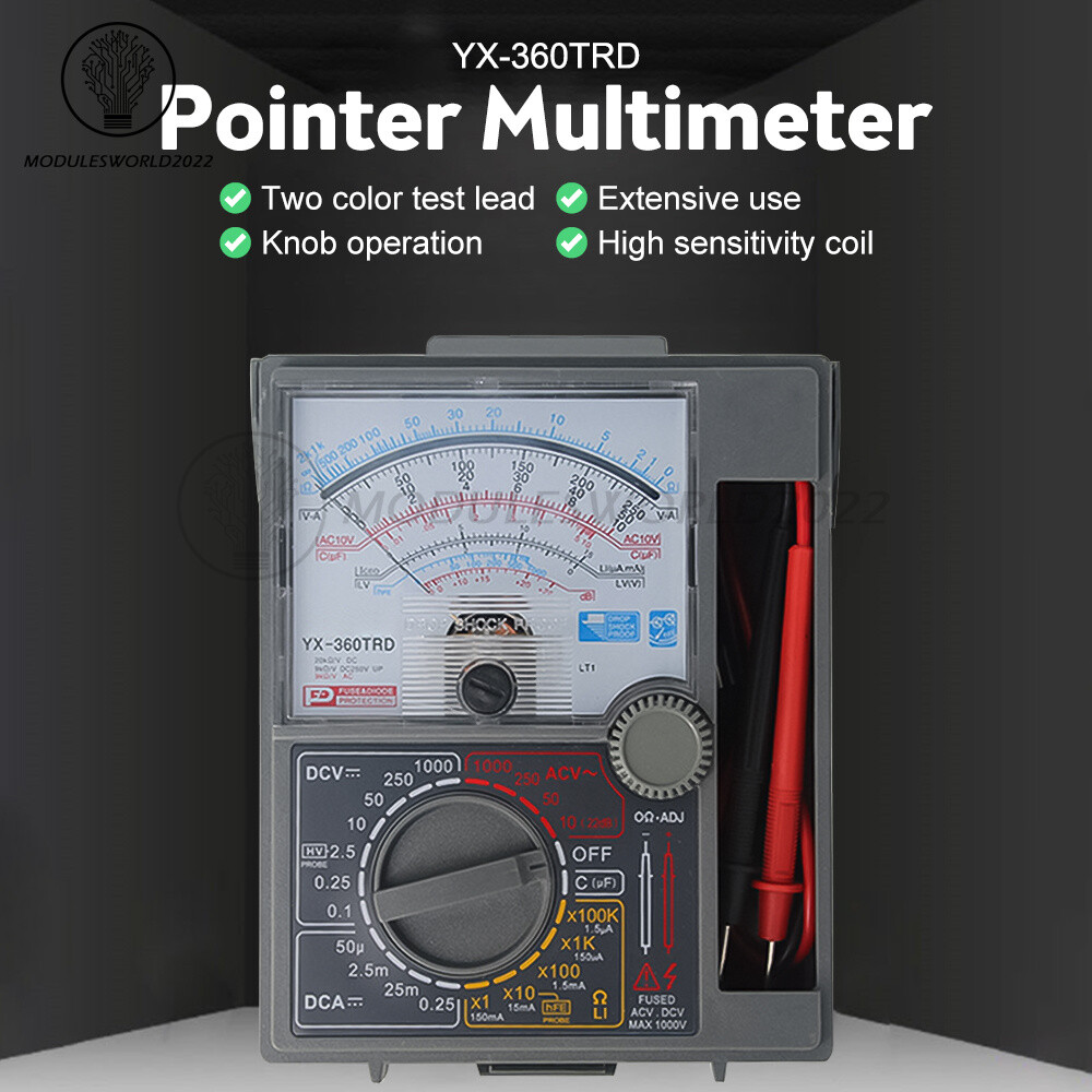 YX-360TRD Digital Multimeter AC DC Voltmeter Ammeter Ohmmeter Volt Tester Meter