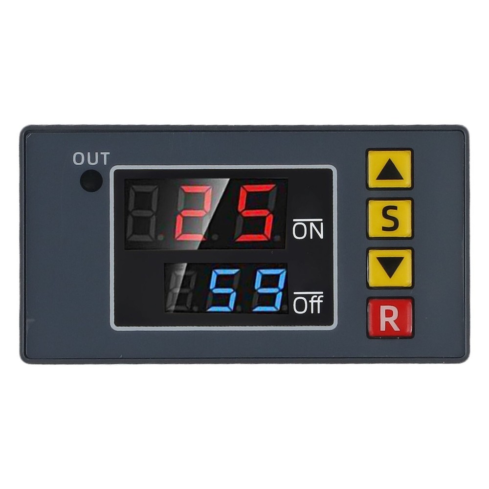 Digital Timer Relay Switch Module 12V DC Time Delay Control LED Display