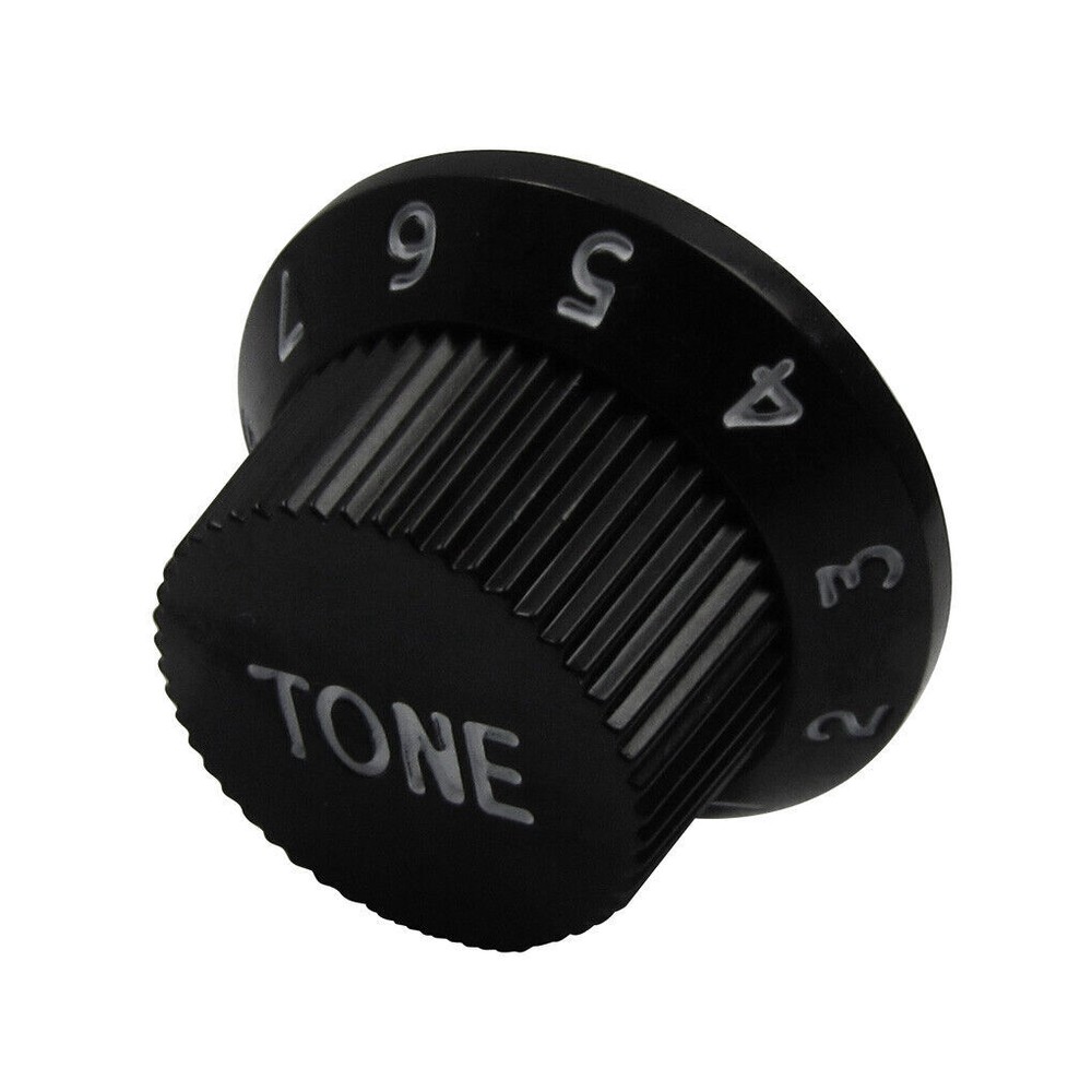 FLEOR 100pcs 50T 50V Tone Volume Knobs Speed Control Knob Button for ST Guitar