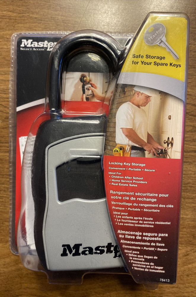 NOS Master Lock 5400D Select Access Combination Safe Spare Keys Storage 2007 B4