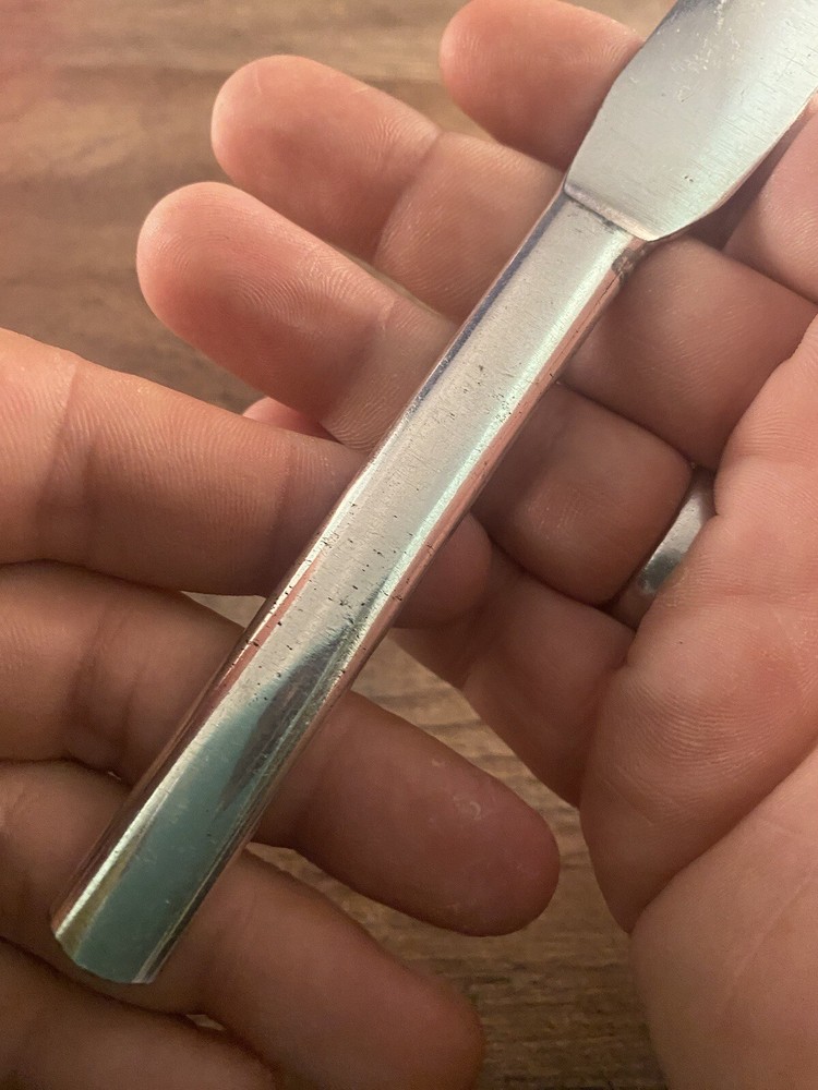 Sheffield Plate Co Triple Plate Plain Butter Knife Unknown Pattern