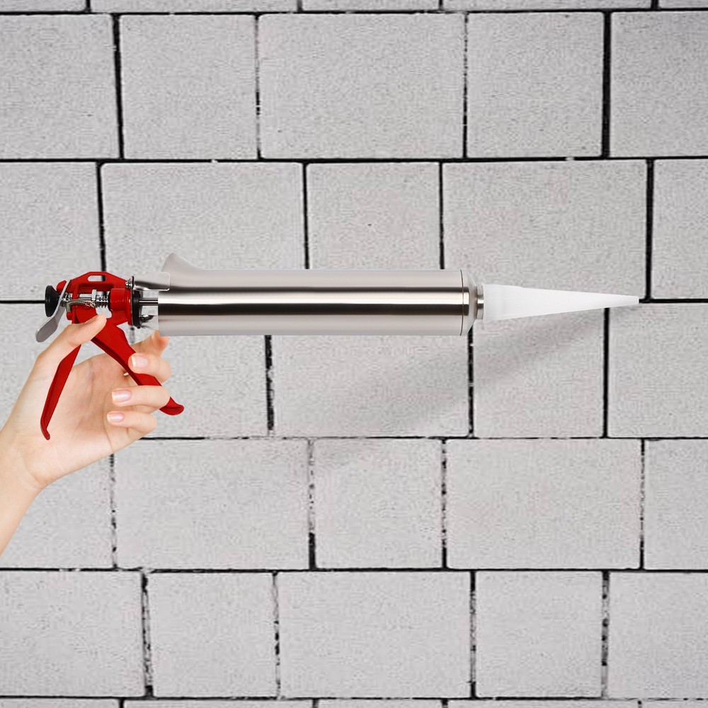 Mortar Pointing Grouting Gun Spray Nozzle Kit Brick Tile Cement Applicator Tool