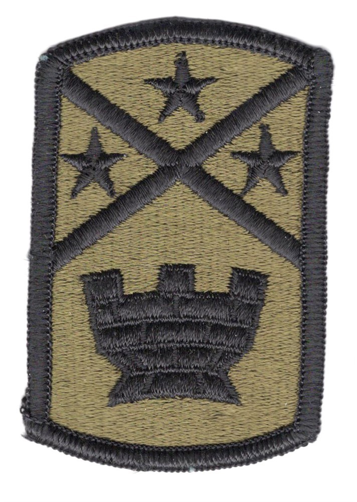 Army Patch: 194th Engineer Brigade - subdued, merrowed edge