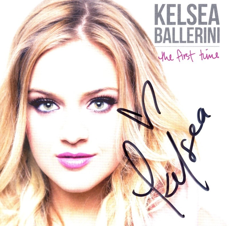 KELSEA BALLERINI " The First Time " Signed  CD ACOA Certified