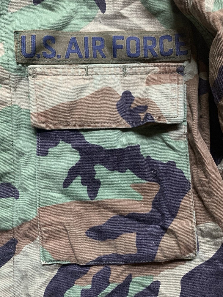 US Air Force Prime BEEF Civil Engineering BDU Jacket Staff Sergeant Medium Camo