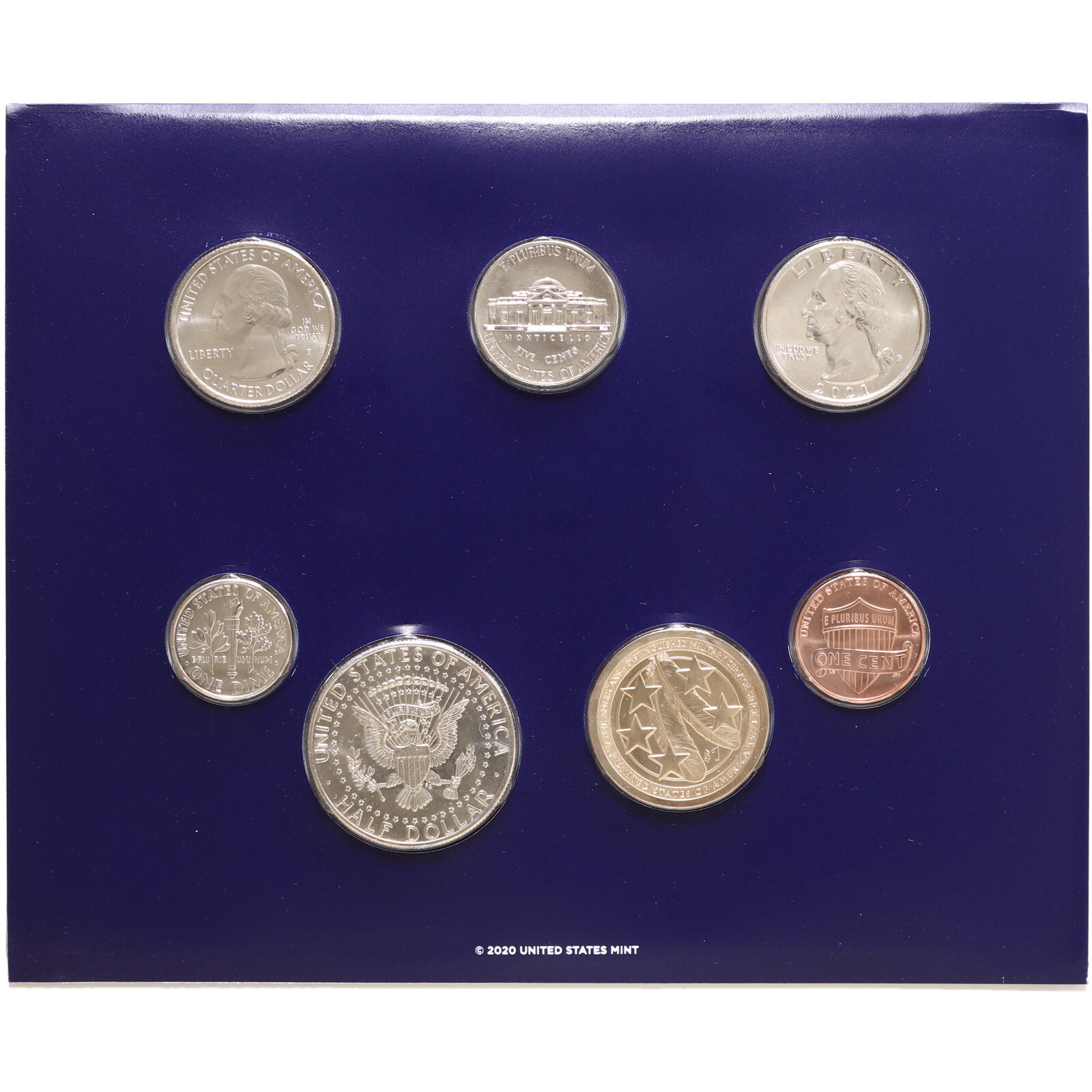 2021 Mint Set Original Sealed Box 14 Brilliant Uncirculated Coins