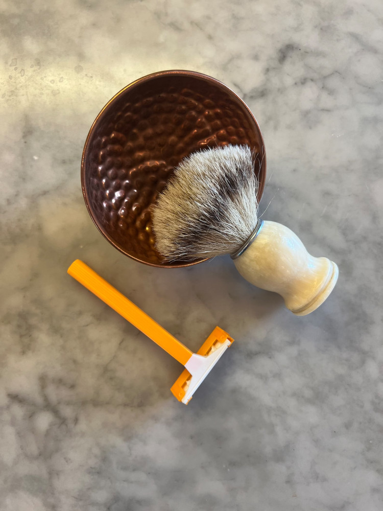 Copper Shaving Bowl