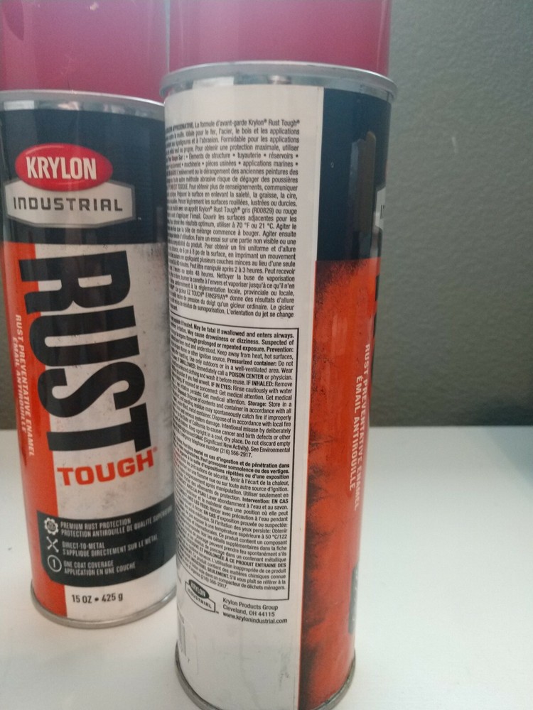 3( Three)KRYLON RUST Touch Preventative EnamelsRust Protection-one little damage