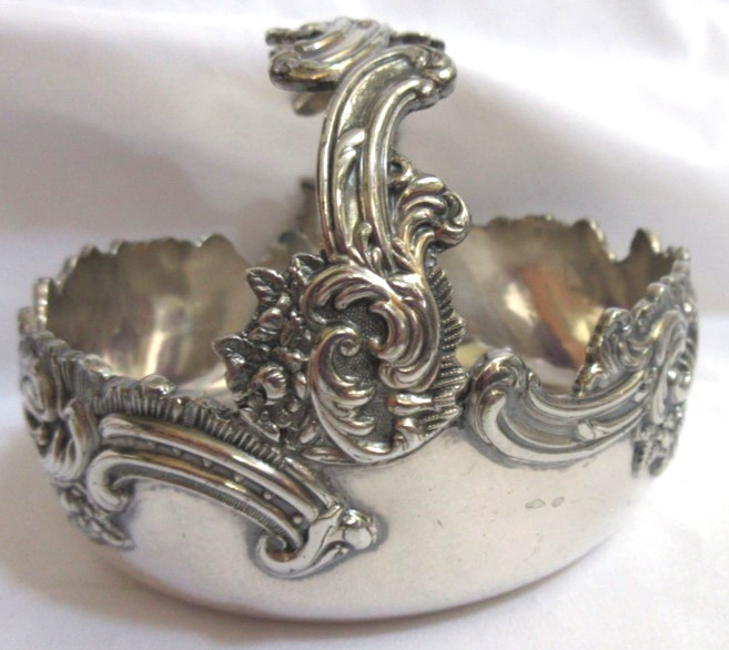 Antique Derby Silver Co Quadruple Plate Brides Basket Frame 1147