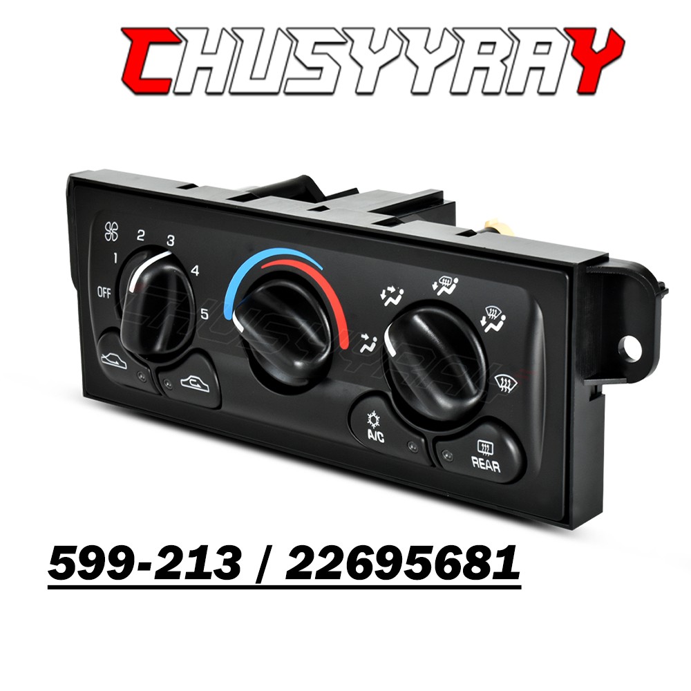 Climate Control Unit A/C Heater Control Switch For 1997-99 Oldsmobile Cutlass