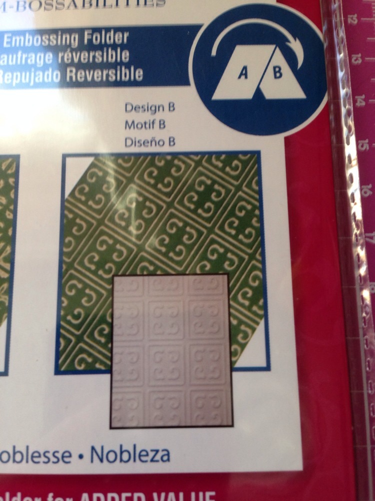 Spellbinders Reversible Embossing Folder Es-002 Nobility