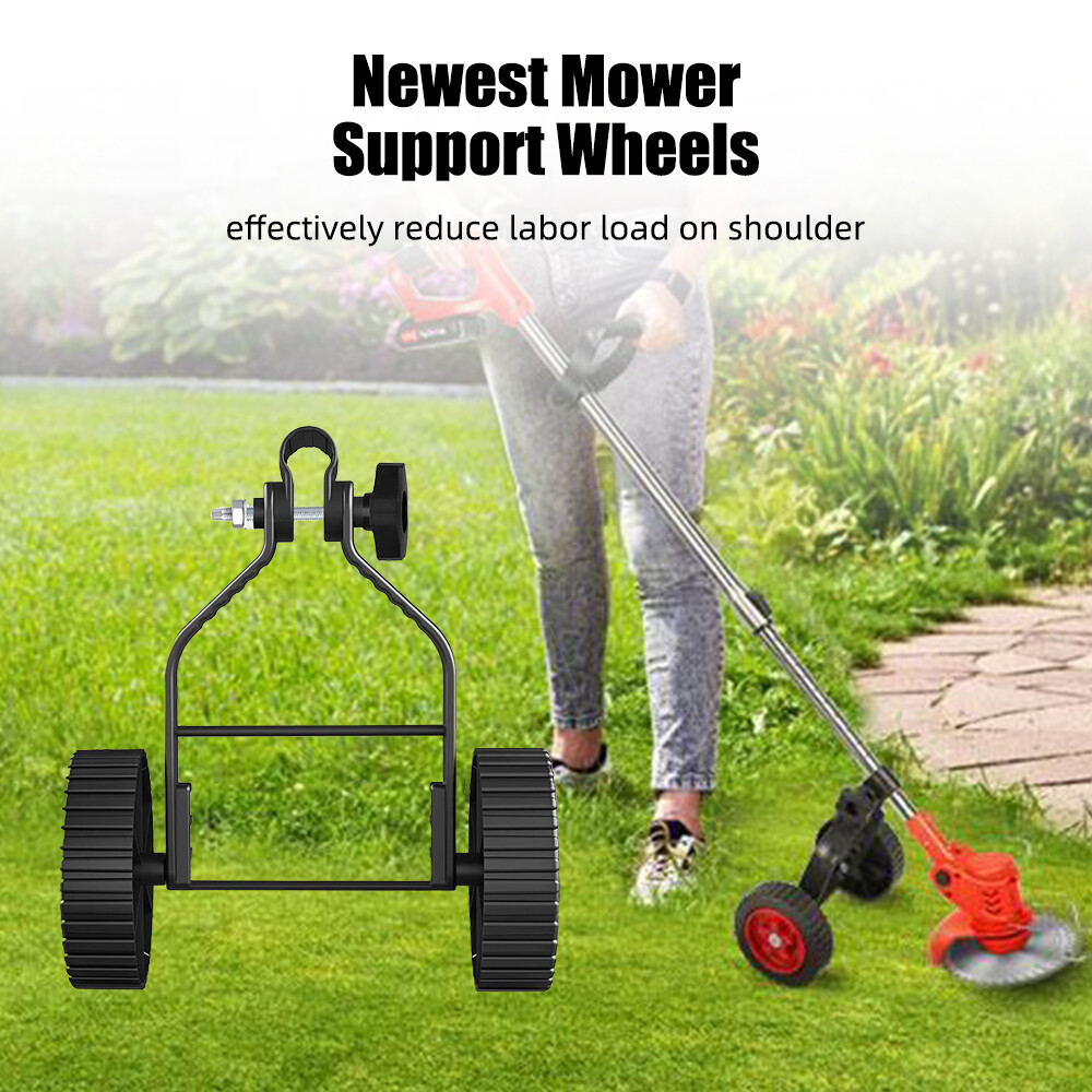 Hot Universal Grass Trimmer Adjustable Support Wheel Ready To Adjust