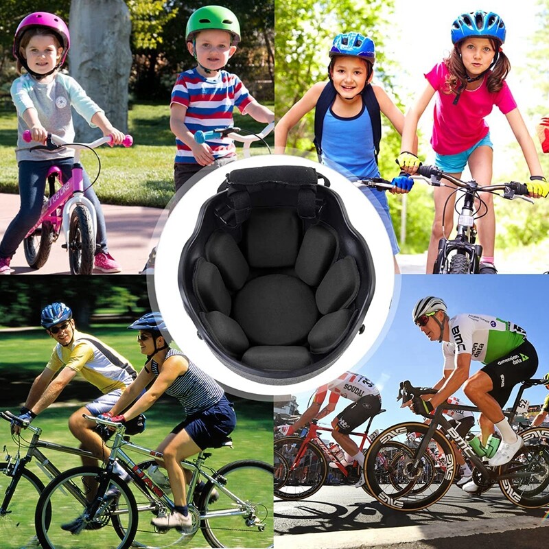 19PCS Helmet Sponge Pads Tactical Helmet Inner EVA Cushion Pad with Hook Sticker