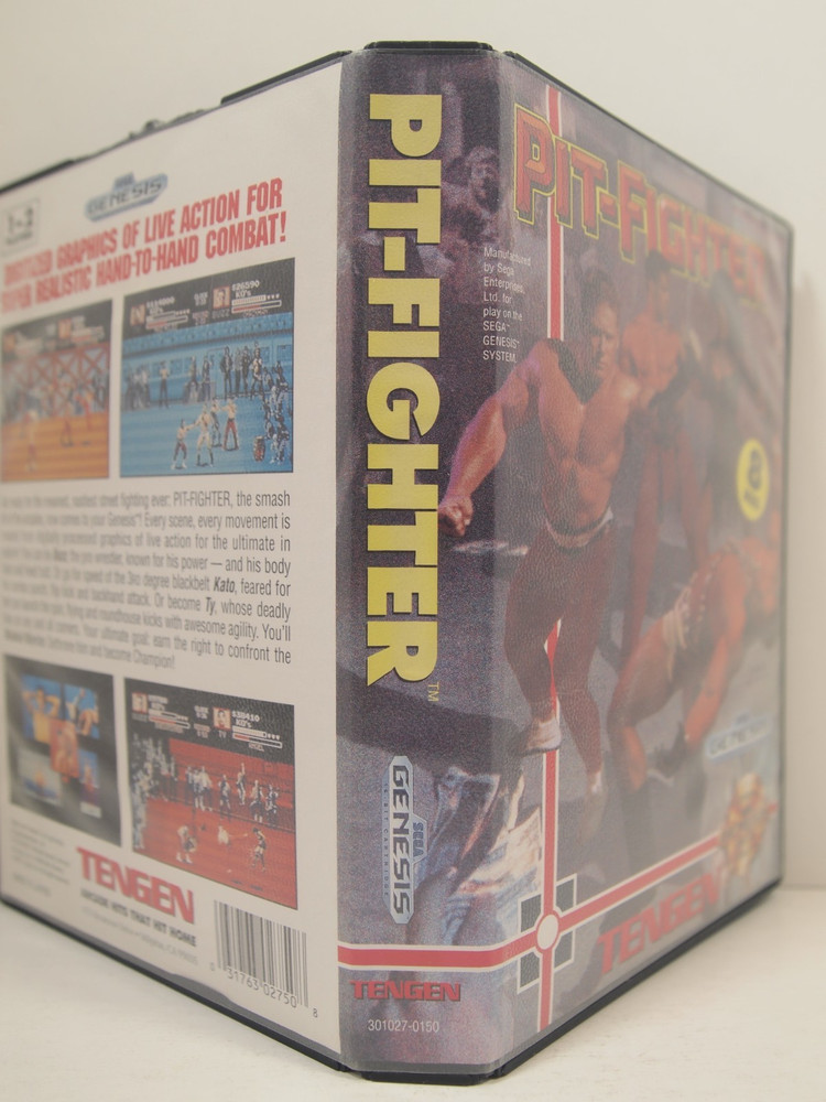 Pit-Fighter Case (SEGA Genesis) Authentic BOX ONLY