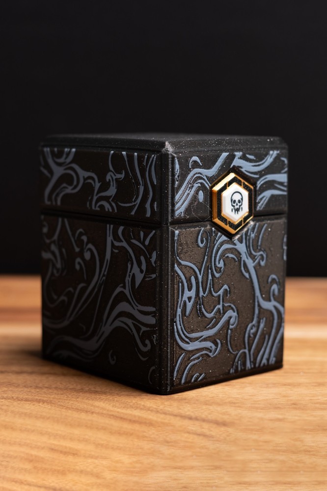 Black Swamp themed MTG Deck Box, EDH Commander Card Case