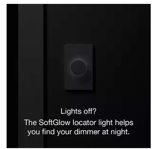 Lutron RCL-153PNLH-WH Dalia LED+ Rotary Dimmer Switch Single-Pole/3-Way White