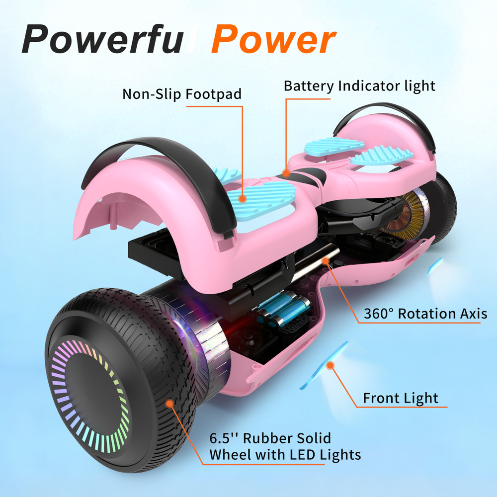 Commugo 6.5'' Hoverboard Electric Bluetooth Self-Balancing Scooter kid UL 2272