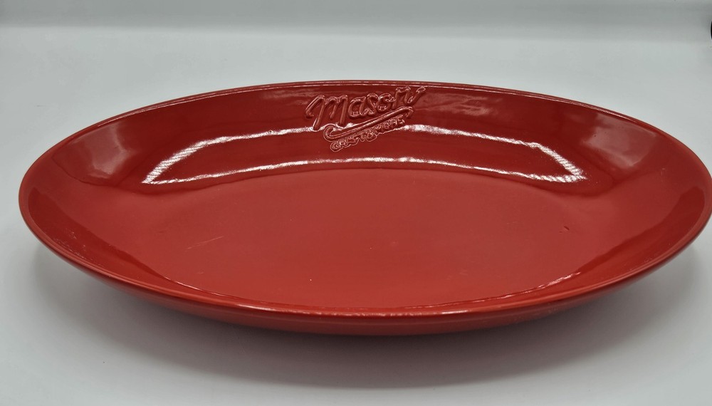 Mason Large Red 15.5" Serving Platter