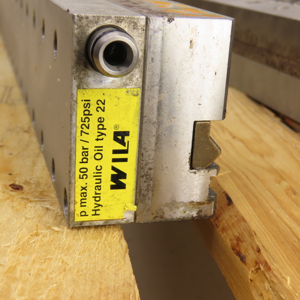 Wila Hydraulic Press Brake Die Clamping System For 10' (120") W/ Power Unit