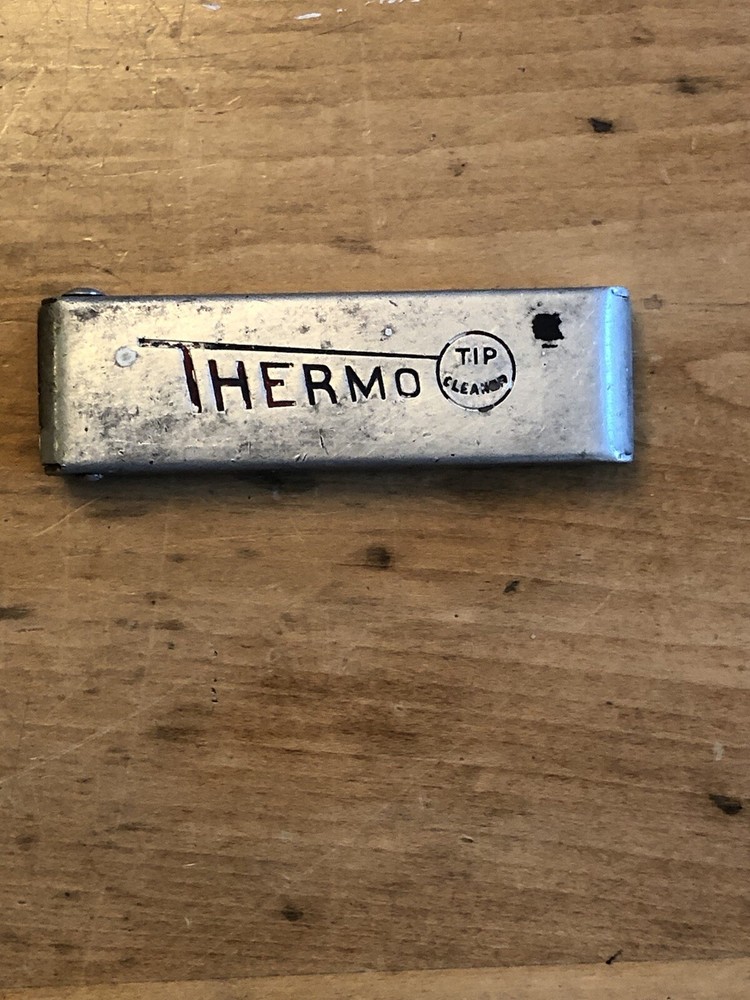 VINTAGE THERMO, TORCH TIP CLEANING CLEANING TOOL KIT, SET IN CASE