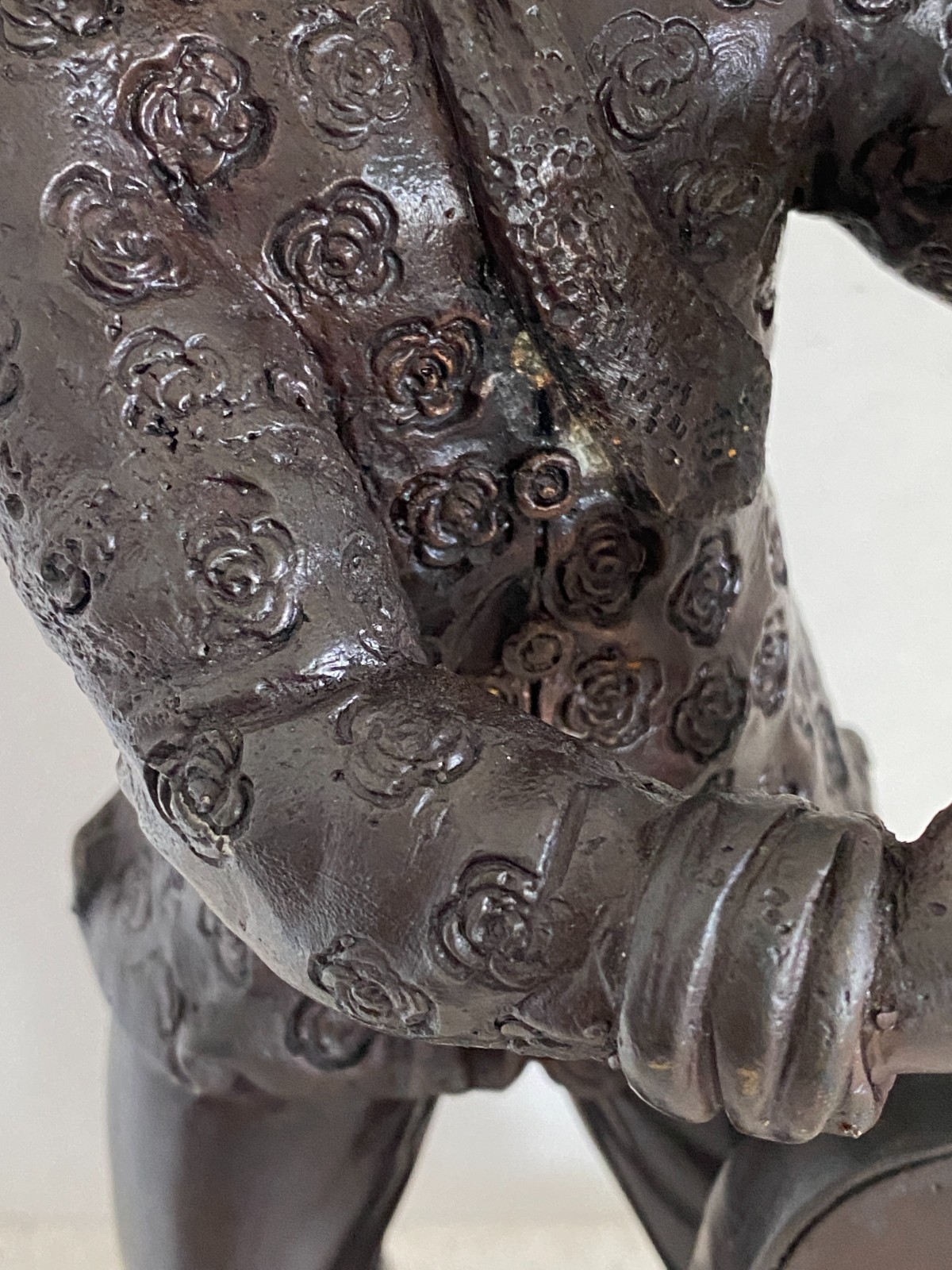 Vtg 17" Bronze Anthropomorphic Rabbit Sculpture Playing Cello Maitland Smith MCM