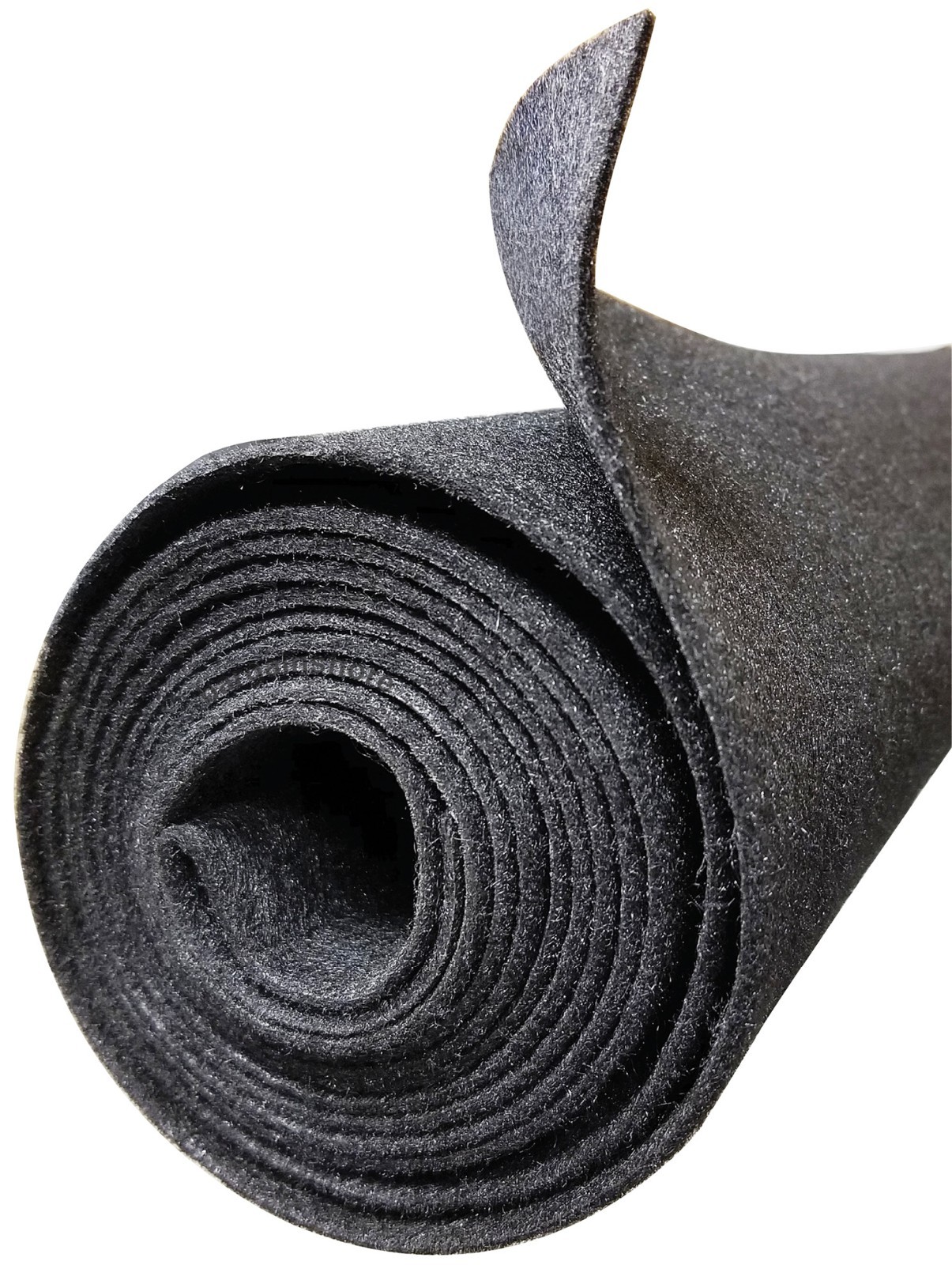 48" Wide Charcoal Carpet Liner Fabric by Foot Auto Trunk RV Marine Wall Covering