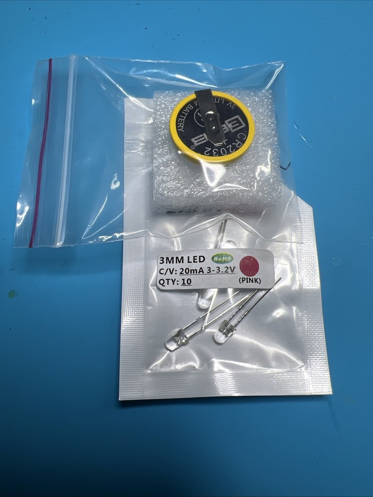 GameCube Clock Battery / Colored LED Kit