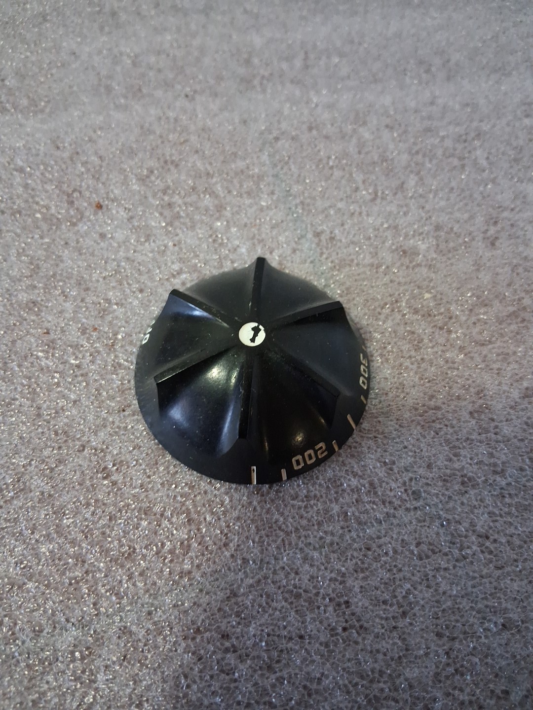 Vtg Bakelite On Off Temperature Control Knob GE Roaster 123C19 Replacement Part