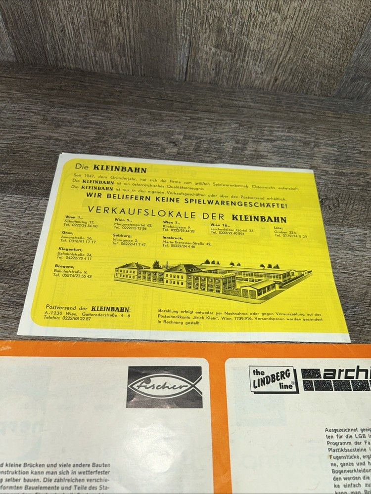 2 German Train Catalogs