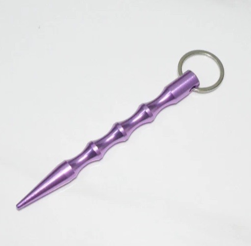 Self Defense Palm Safety Kubaton - Keychain - Key Ring - Personal Protection