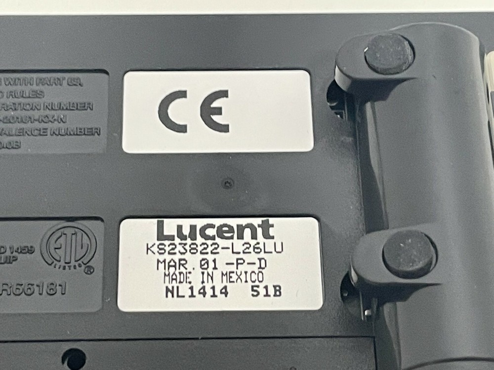 LL20: LUCENT KS23822-L26LU MODULAR HEADSET ADAPTER w/ Plantronics Headset