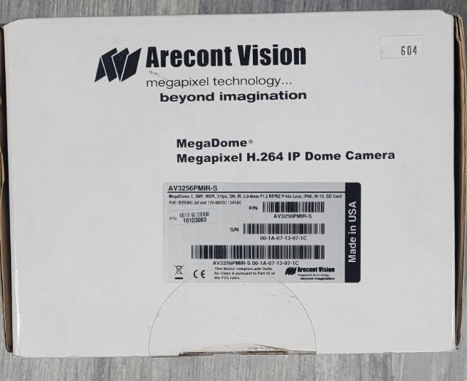 Arecontvision AV2356PMIR-S Dome Camera