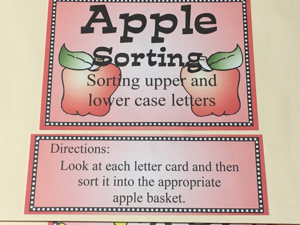 (4) Four Alphabet / Letter File Folder Set - Activity Set - READING