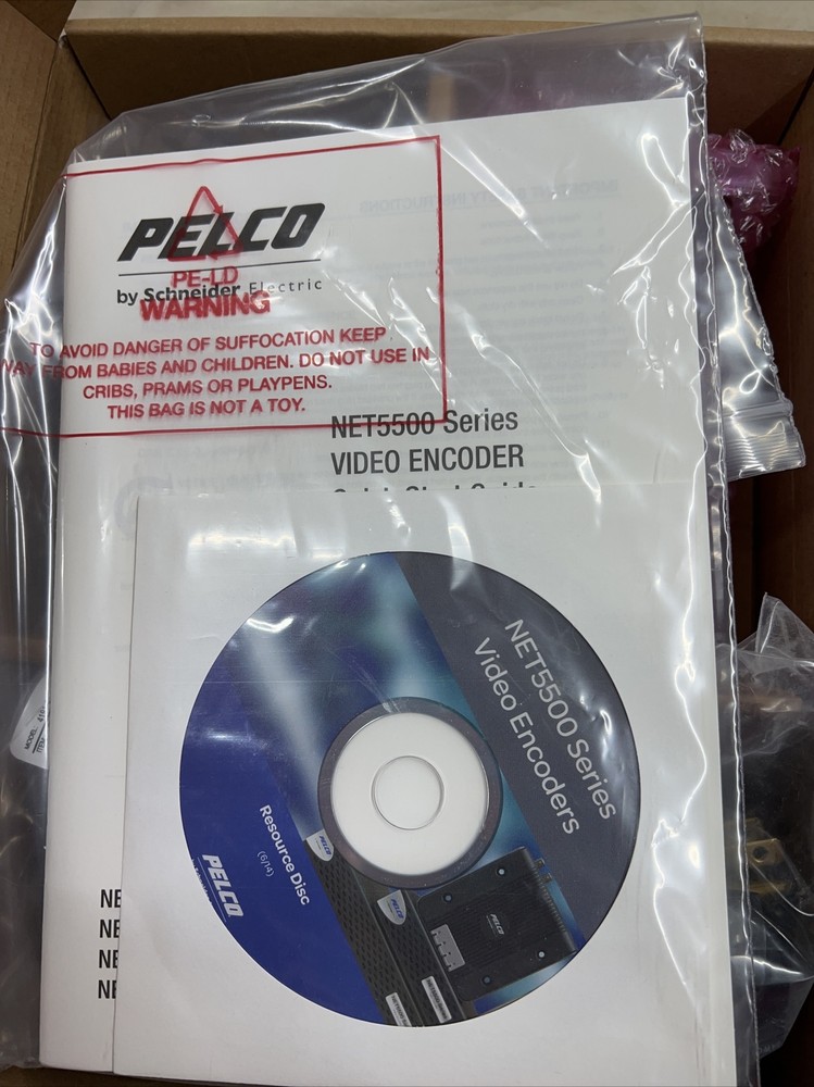 Pelco NET5501-US 1 Single Channel Rack Inline Encoder US Schneider Electric